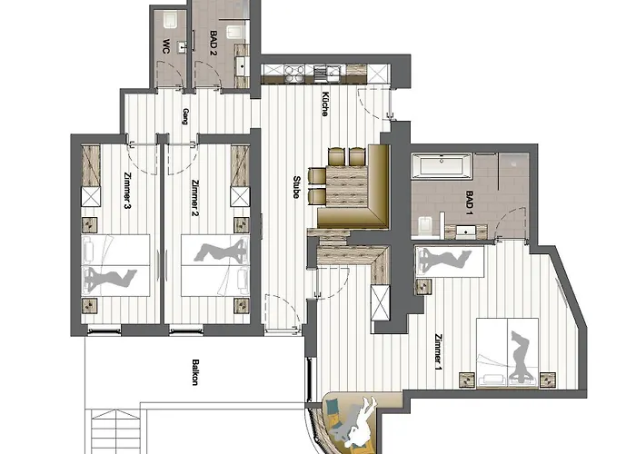 מלון Hotel-appartement גרלוס